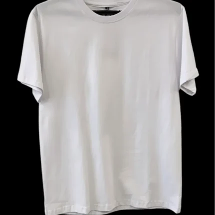 REGULAR FIT PLAIN T-SHIRTS WHITE