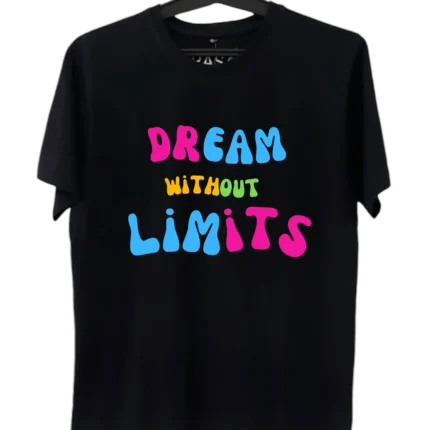 REGULAR FIT GRAPHIC PRINTED T-SHIRTS DREAM WITHOUT LIMIT