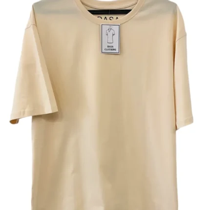 OVERSIZED PLAIN TSHIRTS CREAM